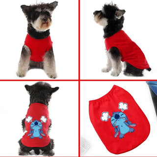 Disney Stitch Weste Für Hunde Sommer Kleidung